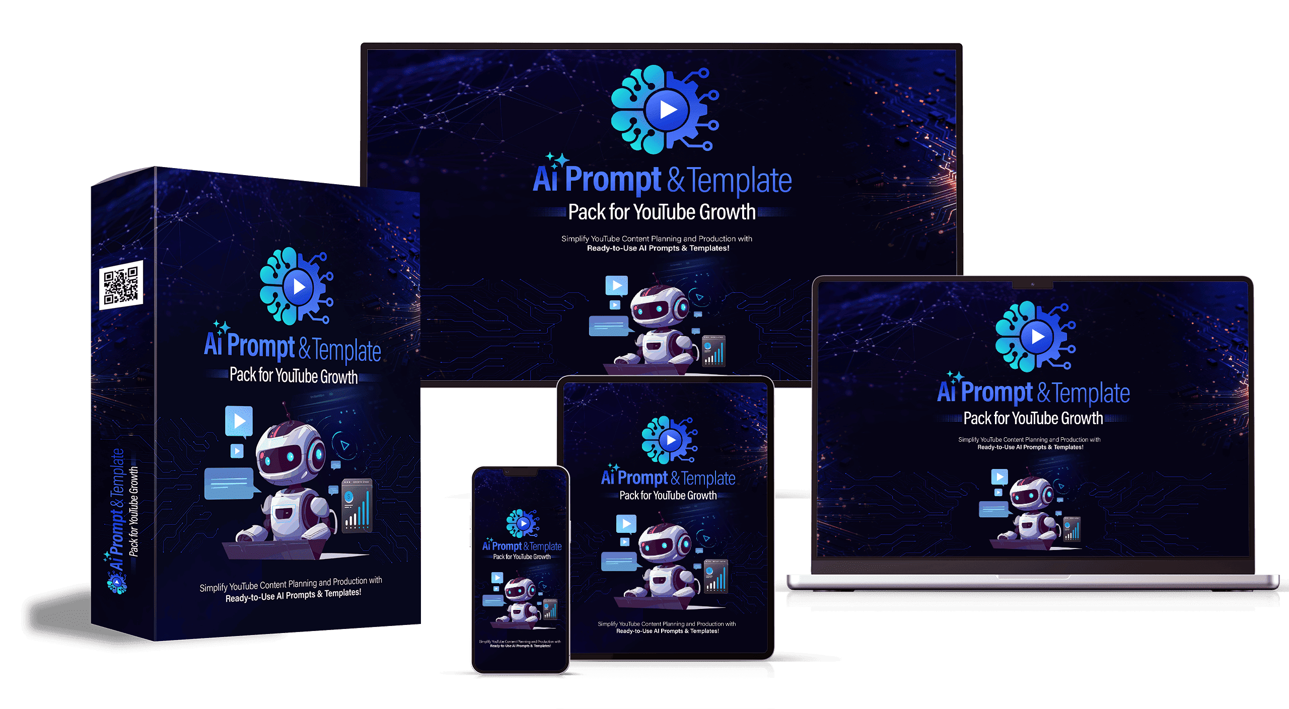 YouTube AI Prompt & Template Pack
